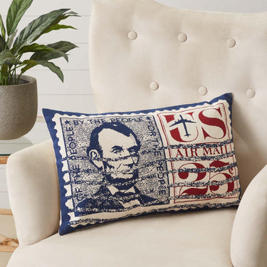 Abraham Lincoln Pillow14x22 VHC Brands - The Fox Decor